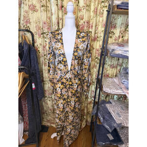 Rumer Paloma Maxi Floral Duster Size Small